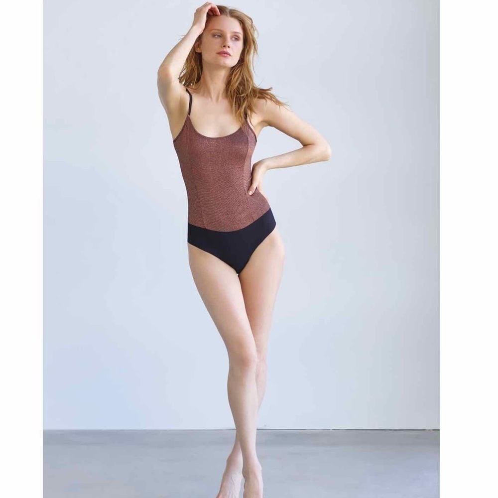 Commando Sparkle Cami Thong Bodysuit